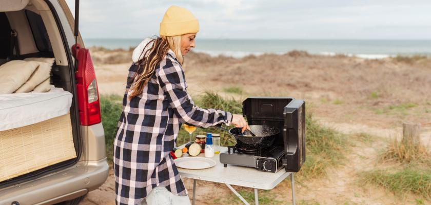 Zu sehen ist das Bild 1 des Beitrags mit dem Thema: Die faltbare Campingküche – Der ultimative Guide