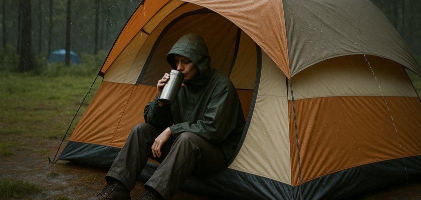 Zu sehen ist das Bild 1 des Beitrags mit dem Thema: Wetterfest campen