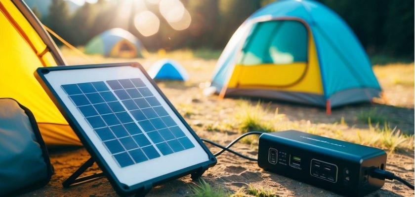 Zu sehen ist das Bild 1 des Beitrags mit dem Thema: Powerbanks und Solarlösungen fürs Camping