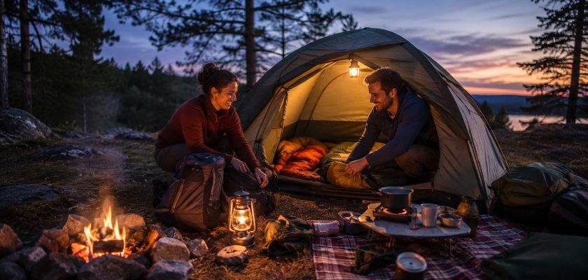 Zu sehen ist das Bild 1 des Beitrags mit dem Thema: Unsere erste Nacht im Zelt – Abenteuer, Hürden und jede Menge Spaß