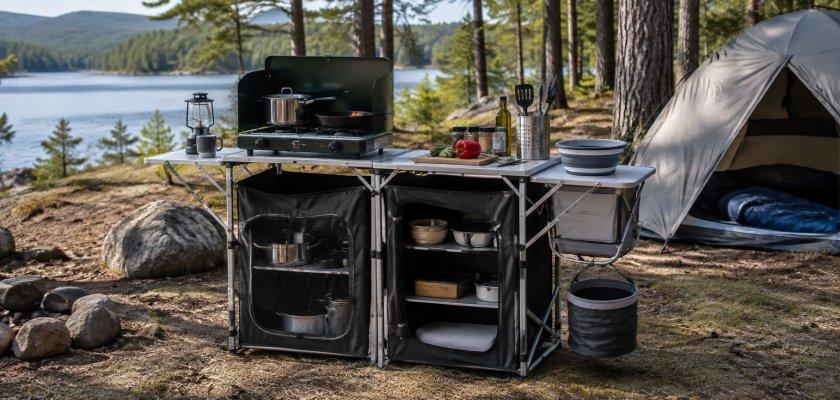Zu sehen ist das Bild 1 des Beitrags mit dem Thema: Faltbare Campingküchen